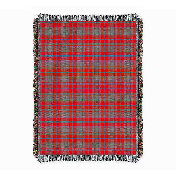 Moubray Clan Badge Tartan Woven Blanket