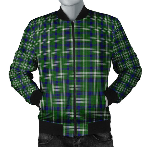 Mow Clan Badge Tartan Bomber Jacket