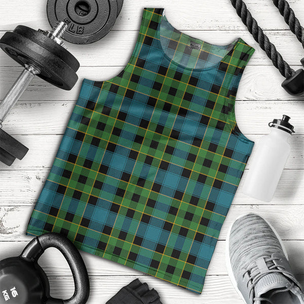 Mowat Ancient Clan Badge Tartan Men Tank Top
