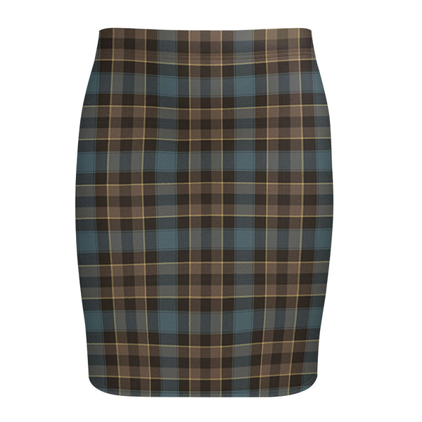 Mowat Weathered Tartan Fitted Skirt