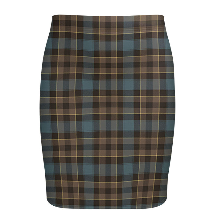 Mowat Weathered Tartan Fitted Skirt