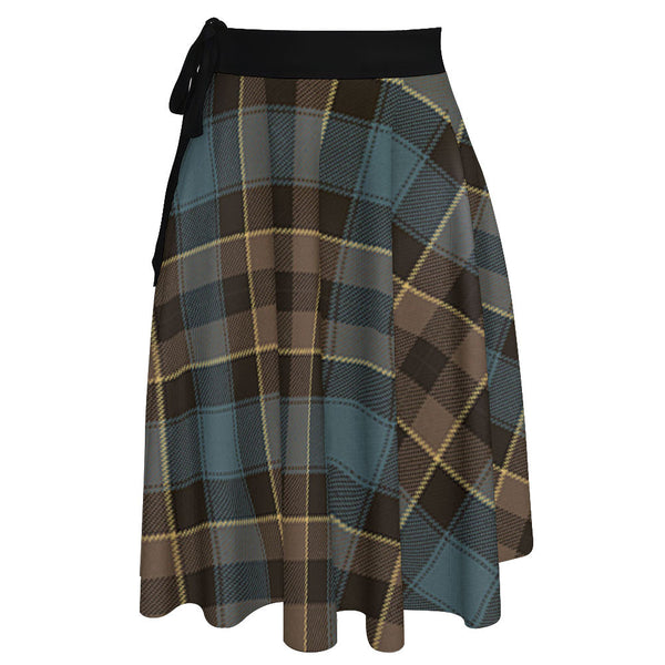 Mowat Weathered Tartan Wrap Skirt