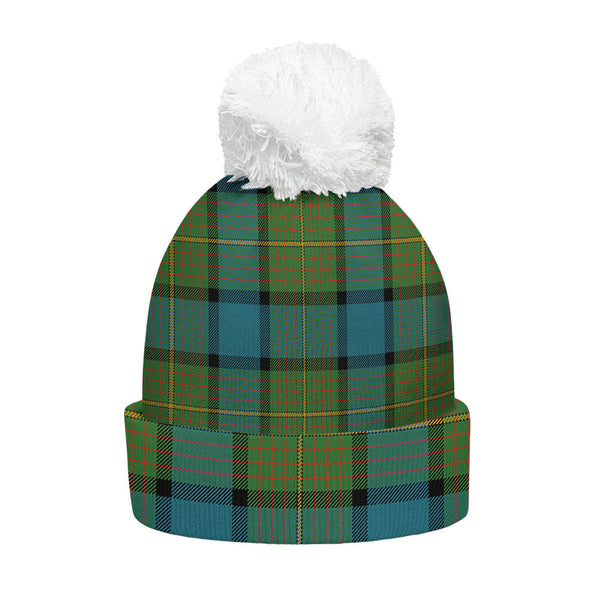 Muir Ancient Clan Badge Tartan Bobble Beanie Hat