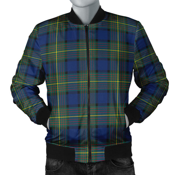 Muir Modern Clan Badge Tartan Bomber Jacket