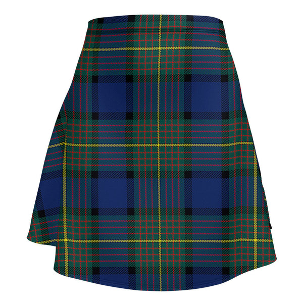 Muir Modern Clan Badge Tartan Flared Skirt