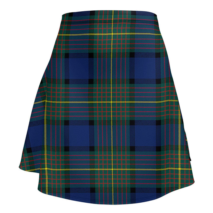 Muir Modern Clan Badge Tartan Flared Skirt