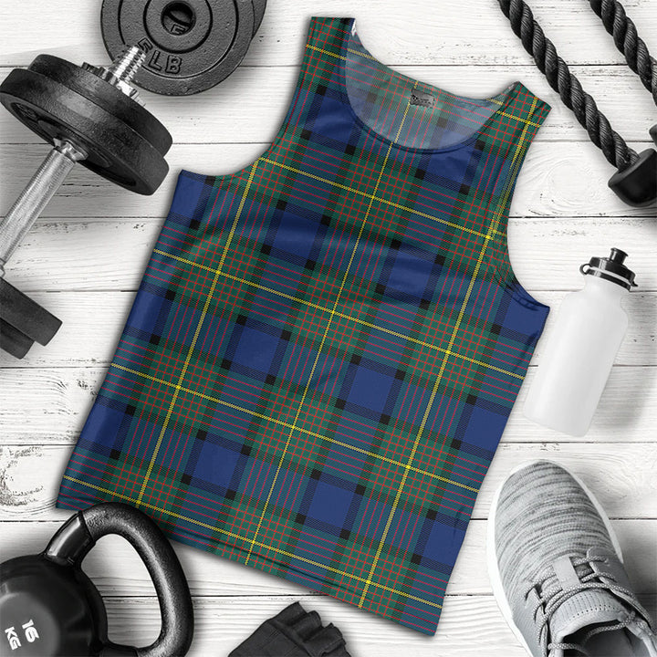 Muir Modern Clan Badge Tartan Men Tank Top