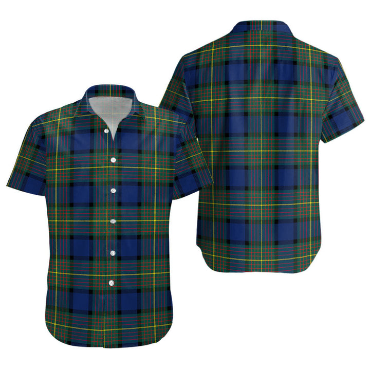 Muir Modern Clan Badge Tartan Short Sleeve Shirt