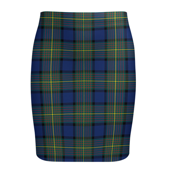 Muir Modern Tartan Fitted Skirt