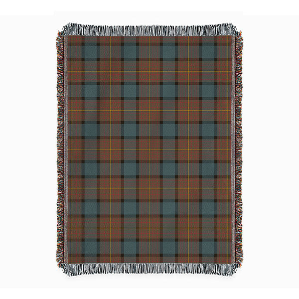 Muir Weathered Clan Badge Tartan Woven Blanket