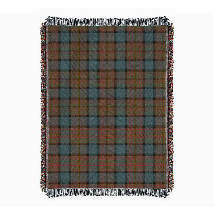 Muir Weathered Clan Badge Tartan Woven Blanket