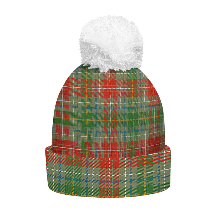 Muirhead Ancient Clan Badge Tartan Bobble Beanie Hat