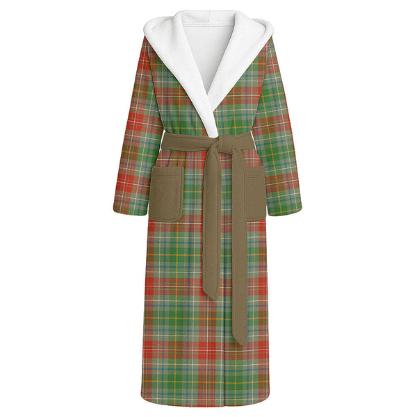 Muirhead Ancient Clan Badge Tartan Flannel Hooded Bathrobe