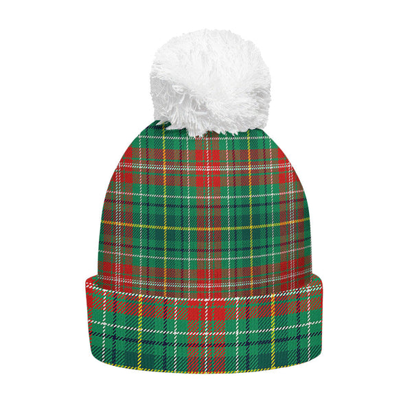 Muirhead Modern Clan Badge Tartan Bobble Beanie Hat