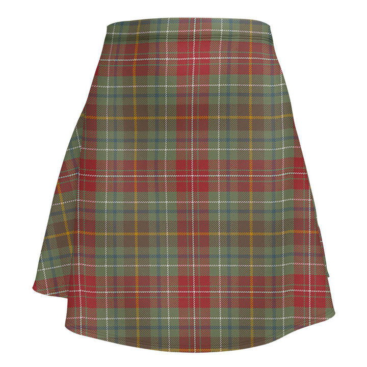 Muirhead Weathered Clan Badge Tartan Flared Skirt