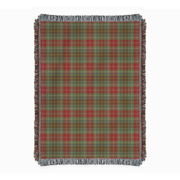 Muirhead Weathered Clan Badge Tartan Woven Blanket