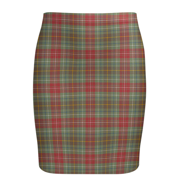 Muirhead Weathered Tartan Fitted Skirt