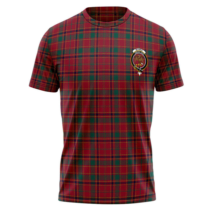 Munro Modern Clan Badge Tartan T-Shirt