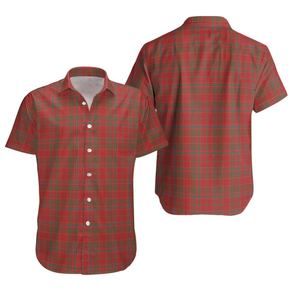 Munro Weathered Clan Badge Tartan Short Sleeve Shirt