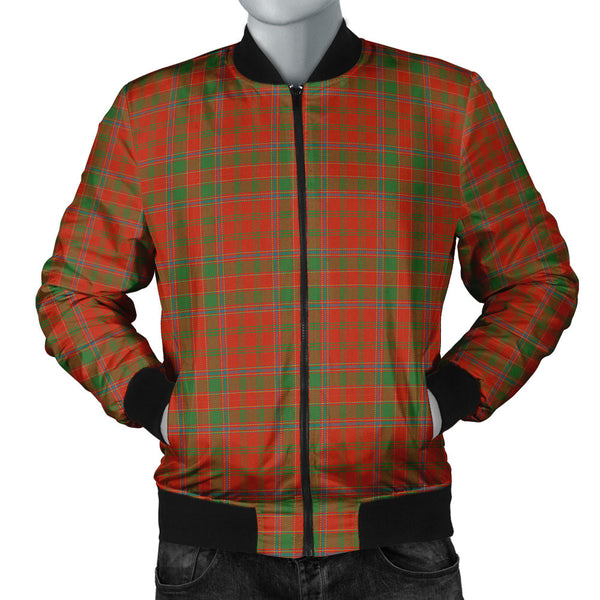 Munro (Logan) Ancient Clan Badge Tartan Bomber Jacket