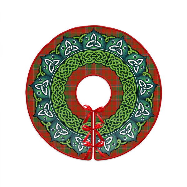 Munro (Logan) Ancient Clan Badge Tartan Christmas Tree Skirt Heritage Holiday Decor