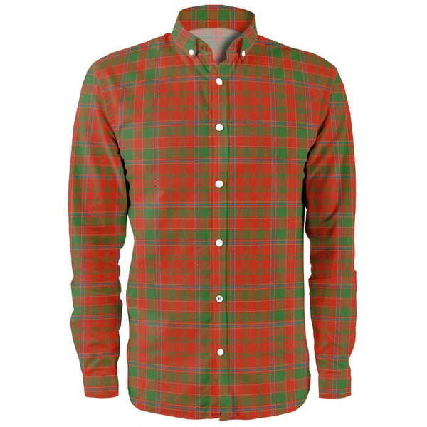 Munro (Logan) Ancient Clan Badge Tartan Long Sleeve Shirt