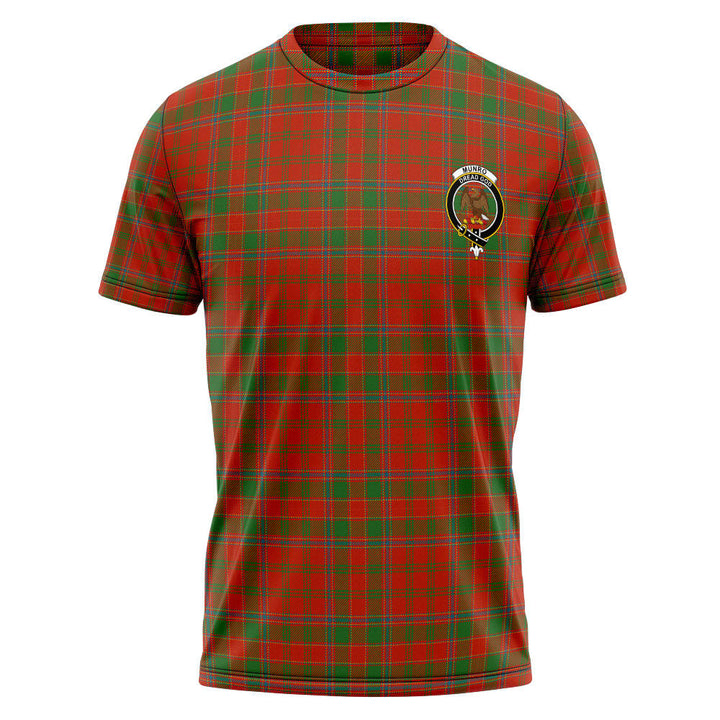 Munro (Logan) Ancient Clan Badge Tartan T-Shirt