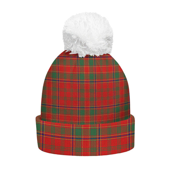 Munro (Logan) Modern Clan Badge Tartan Bobble Beanie Hat