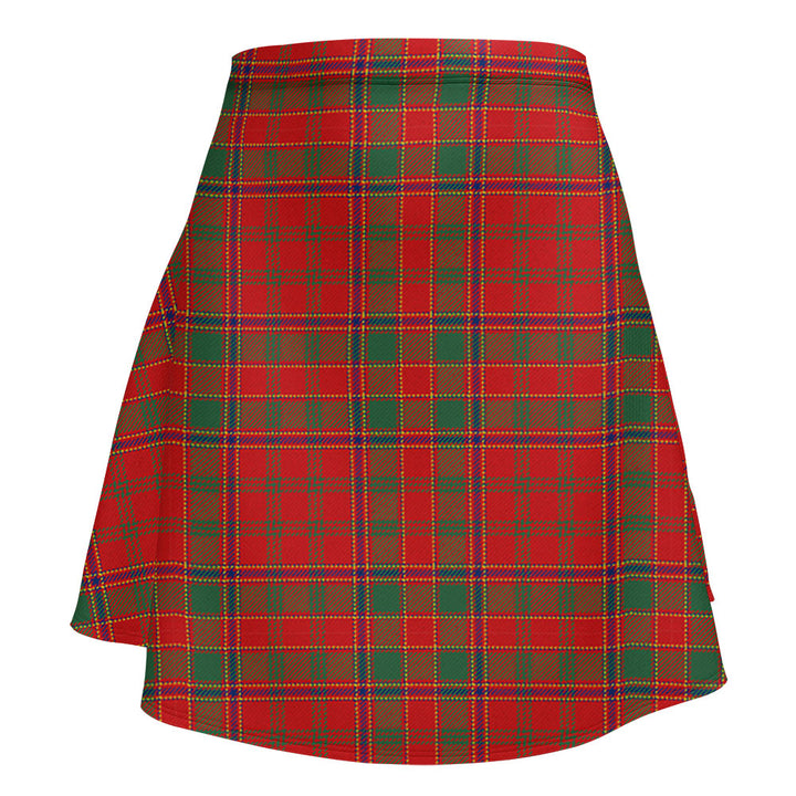 Munro (Logan) Modern Clan Badge Tartan Flared Skirt