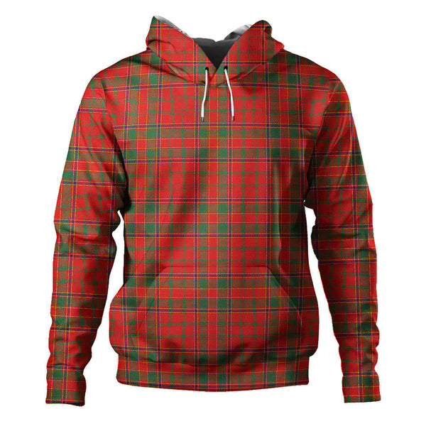 Munro (Logan) Modern Clan Badge Tartan Hoodie