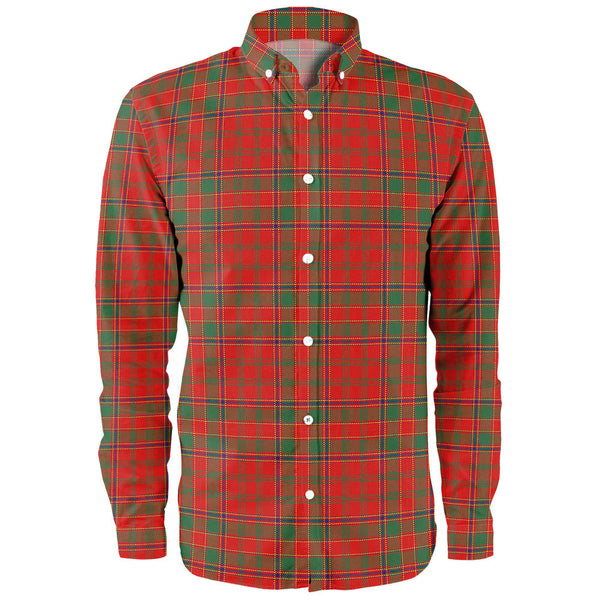 Munro (Logan) Modern Clan Badge Tartan Long Sleeve Shirt