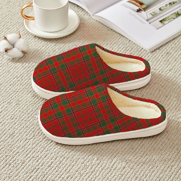 Munro (Logan) Modern Clan Badge Tartan Plush Slipper