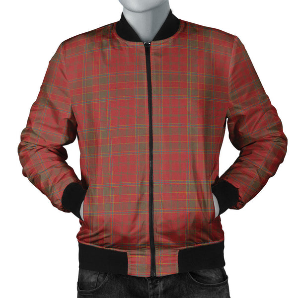 Munro (Logan) Weathered Clan Badge Tartan Bomber Jacket