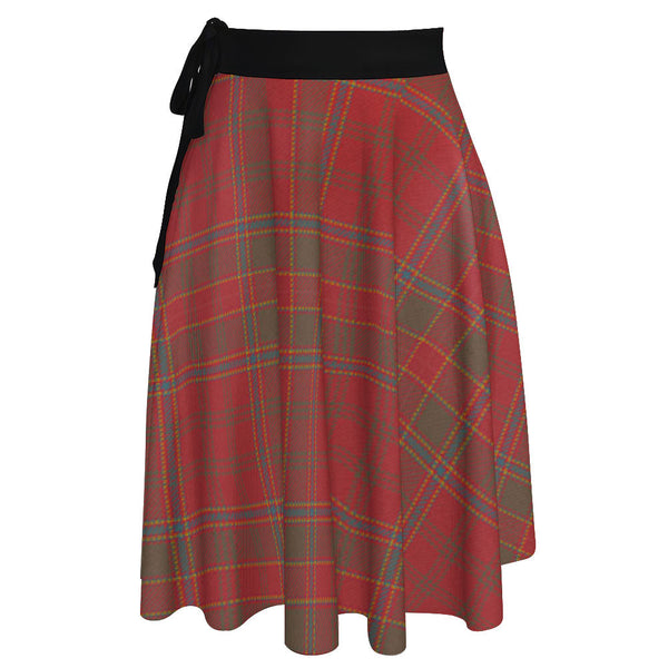 Munro (Logan) Weathered Tartan Wrap Skirt