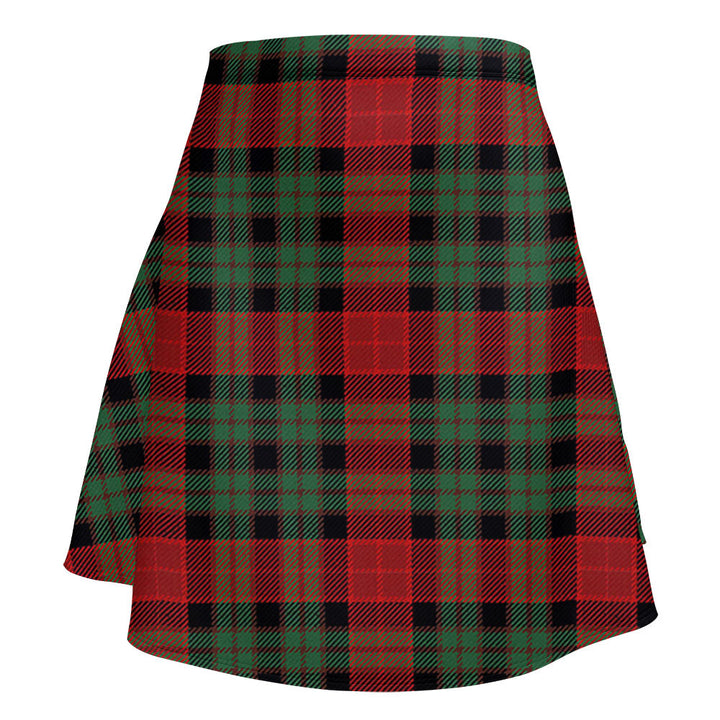 Murdoch Modern Clan Badge Tartan Flared Skirt