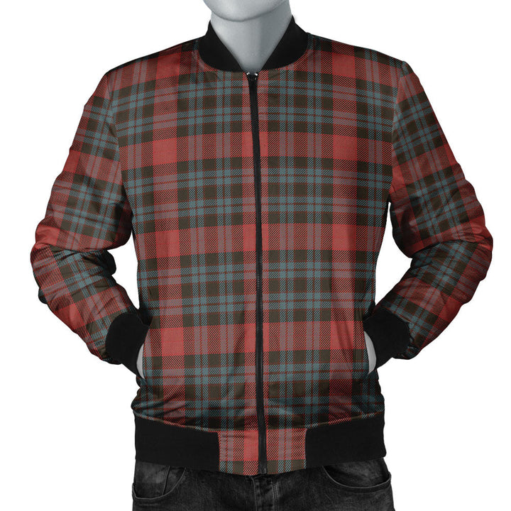 Murdoch Weathered Clan Badge Tartan Bomber Jacket