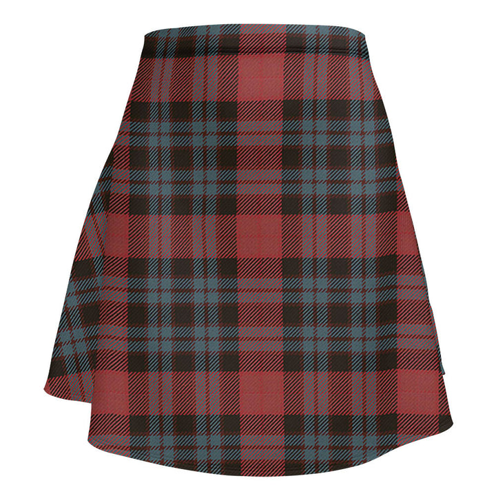 Murdoch Weathered Clan Badge Tartan Flared Skirt