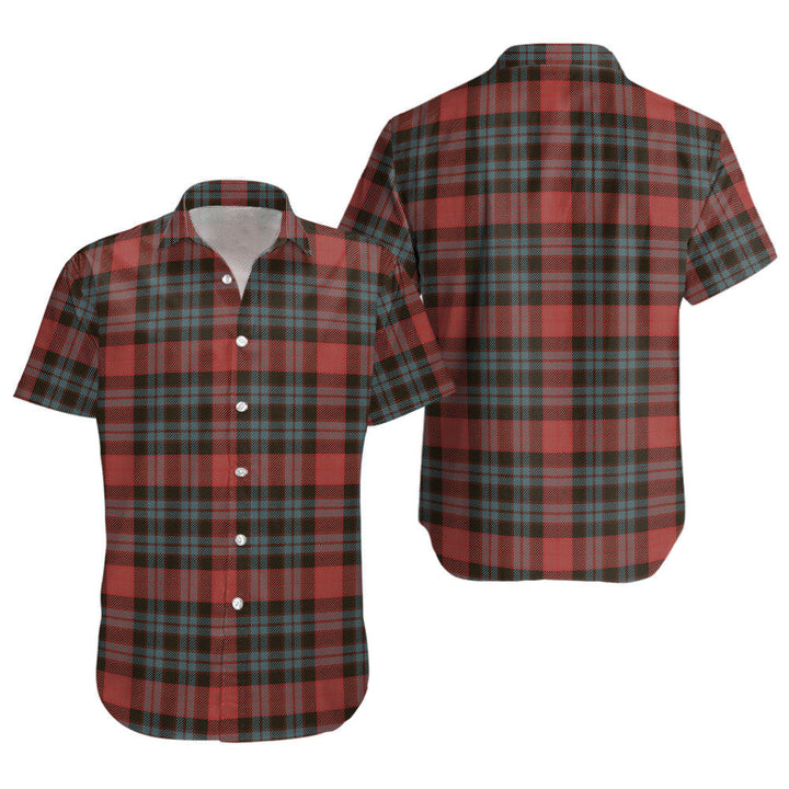 Murdoch Weathered Clan Badge Tartan Short Sleeve Shirt