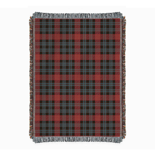Murdoch Weathered Clan Badge Tartan Woven Blanket
