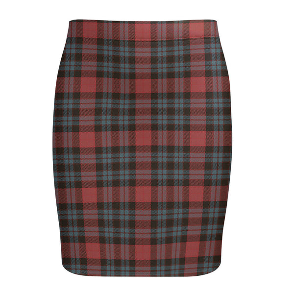 Murdoch Weathered Tartan Fitted Skirt