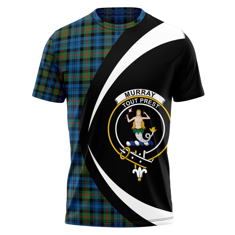 Murray (of Dysart) Tartan Crest 2D T-shirt - Never Underestimate Style