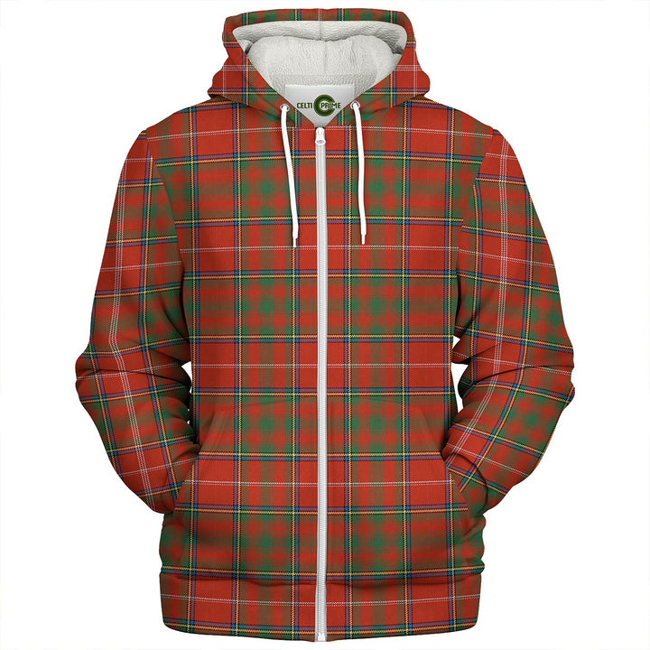 Murray Plaid Artifact Ancient Clan Badge Tartan Sherpa Hoodie