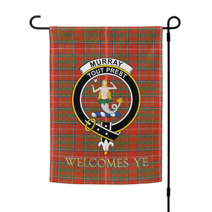 Murray Plaid Artifact Ancient Clan Badge Tartan Garden Flag