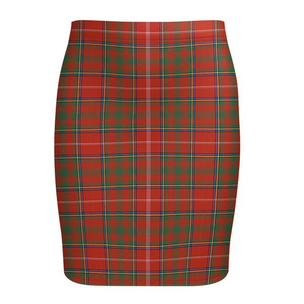 Murray Plaid Artifact Ancient Tartan Fitted Skirt