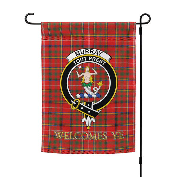 Murray Plaid Artifact Modern Clan Badge Tartan Garden Flag