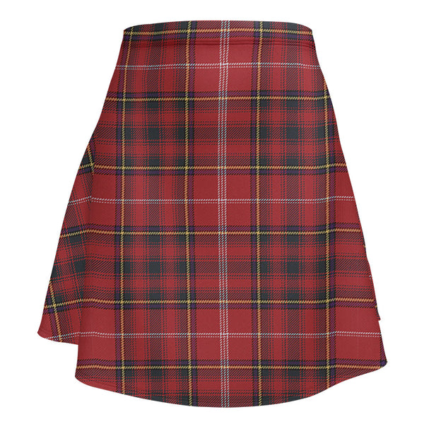 Murray Plaid Artifact Weathered Clan Badge Tartan Flared Skirt