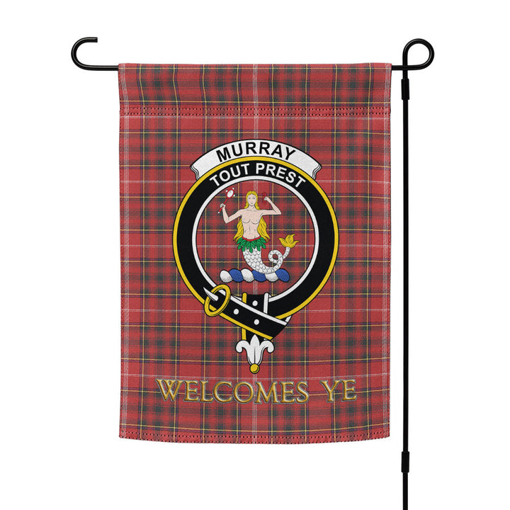 Murray Plaid Artifact Weathered Clan Badge Tartan Garden Flag