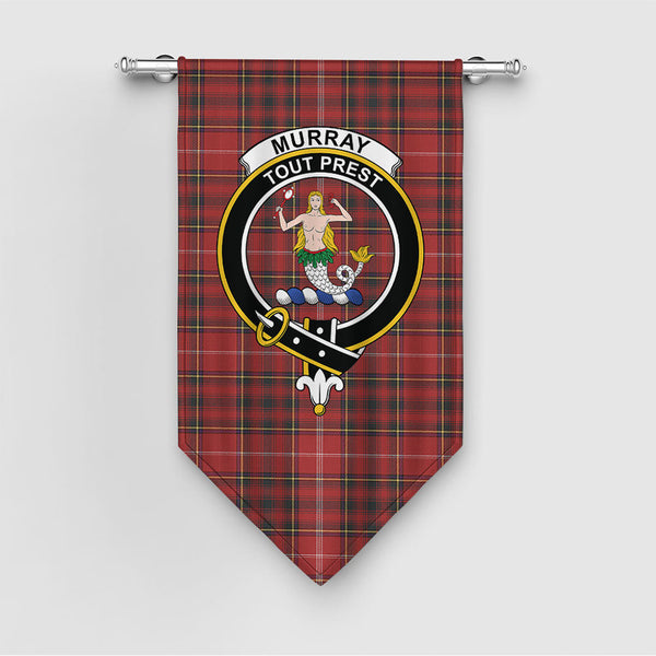 Murray Plaid Artifact Weathered Clan Badge Tartan Gonfalon