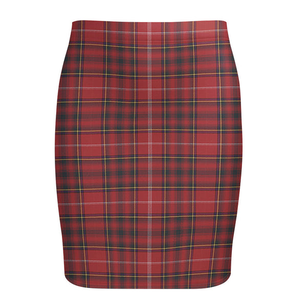 Murray Plaid Artifact Weathered Tartan Fitted Skirt