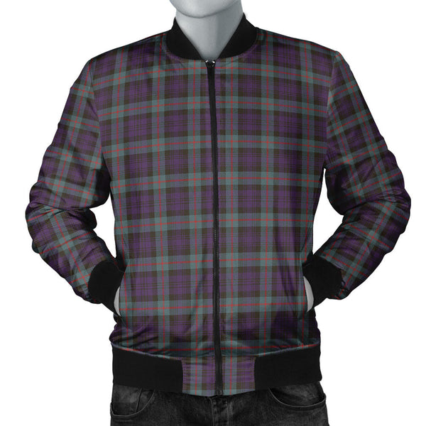 Murray Weathered Clan Badge Tartan Bomber Jacket